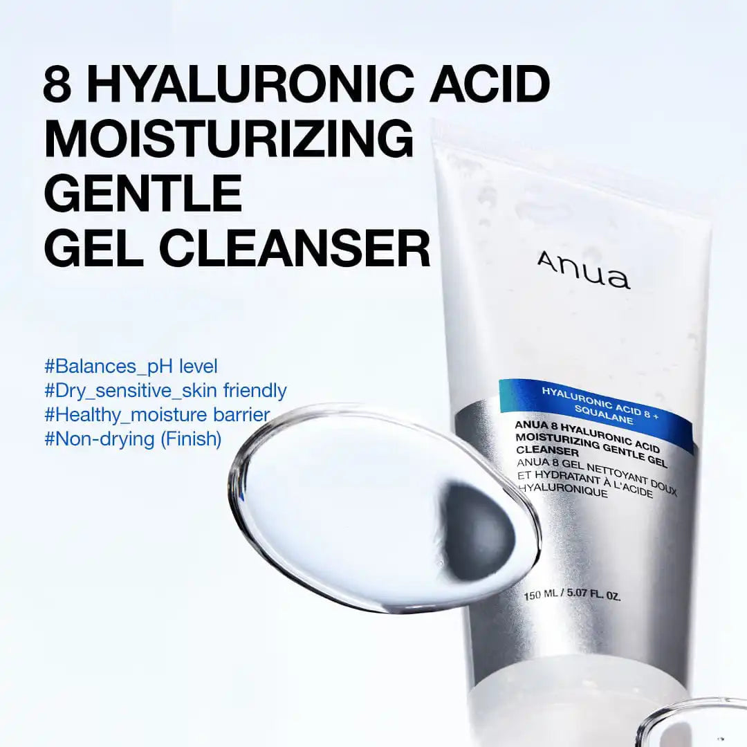 8 Hyaluronic Acid Moisturizing Gentle Gel Cleanser