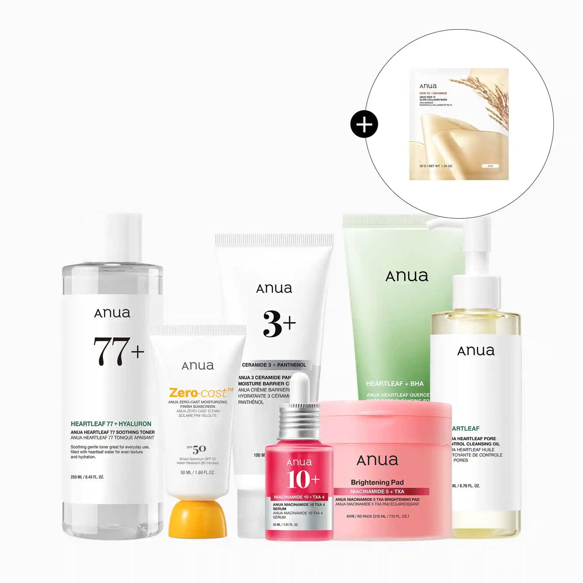 7 day Korean Glass Skin Routine Set